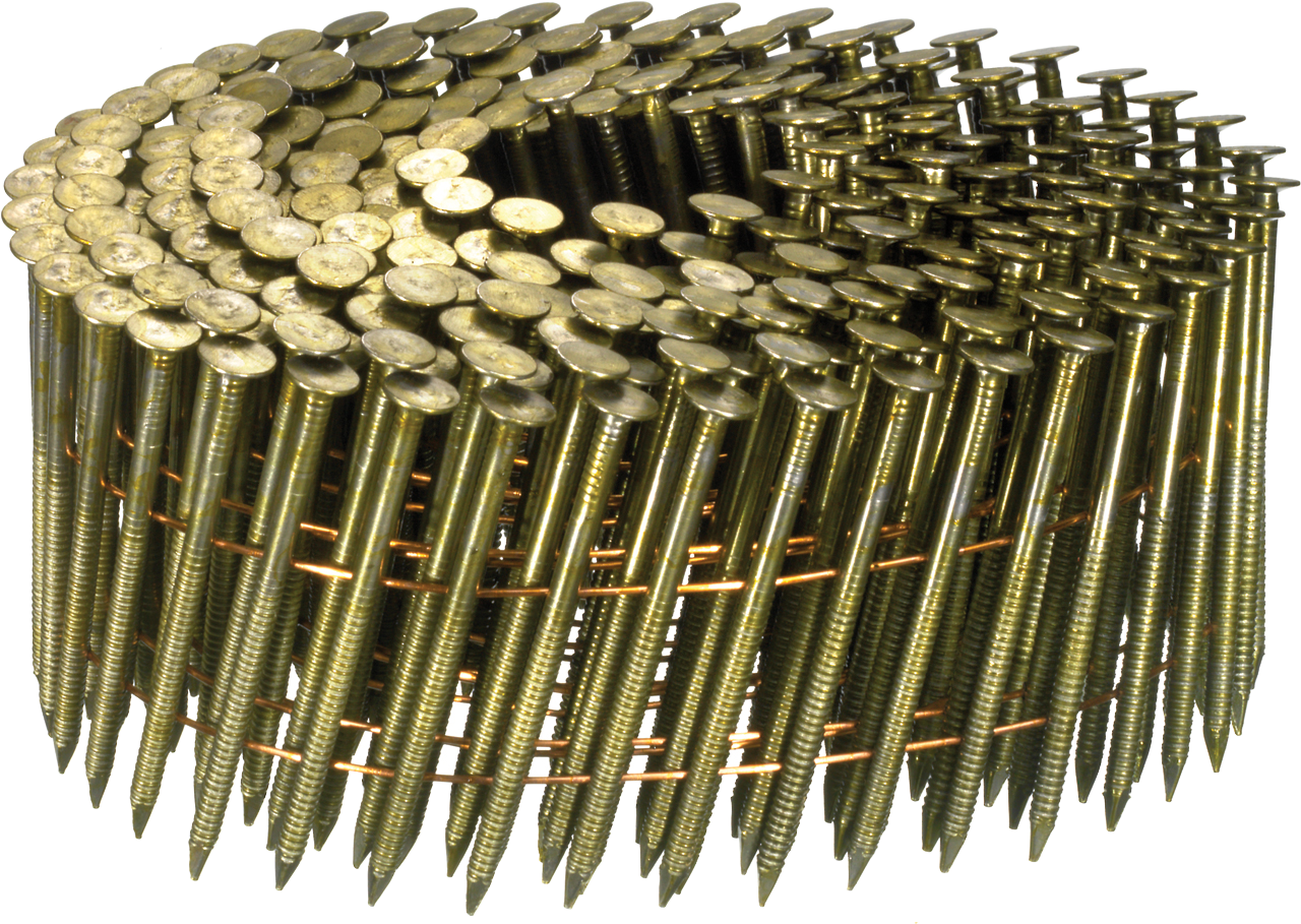 Senco 16 Degree 2.3mm-3.1mm Diameter Flat Angle Wire Ring Bright Coil Nails 45mm-90mm