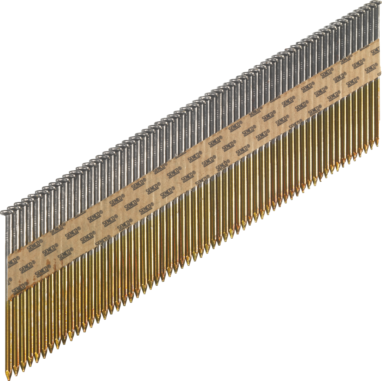 Senco 34 Degree 2.9mm-3.1mm Diameter Paper Collated Clipped Head Smooth Hot Dipped Galvanised Strip Nails 65mm-90mm 2,000/Box