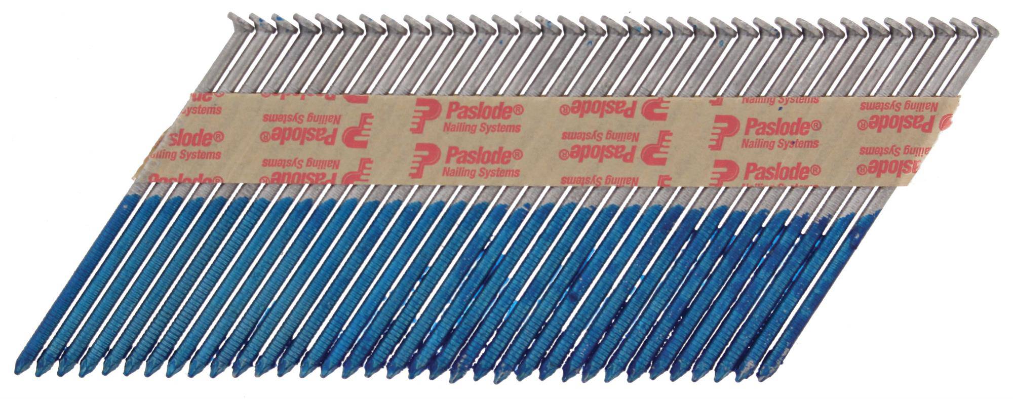 Paslode IM350+ Li-ion 34 Degree 2.8mm-3.1mm Diameter Paper Collated Nails 51mm-90mm + Fuel Cells - ProNailers