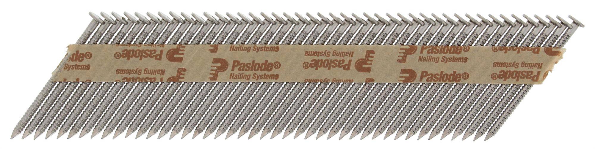 Paslode IM350+ Li-ion 34 Degree 2.8mm-3.1mm Diameter Paper Collated Nails 51mm-90mm + Fuel Cells - ProNailers