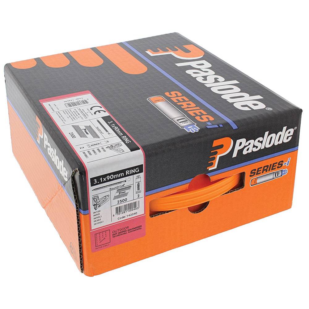 Paslode IM360Ci / 360XI 34 Degree 2.8mm-3.1mm Diameter Paper Collated Nails 51mm-90mm + Fuel Cells - ProNailers