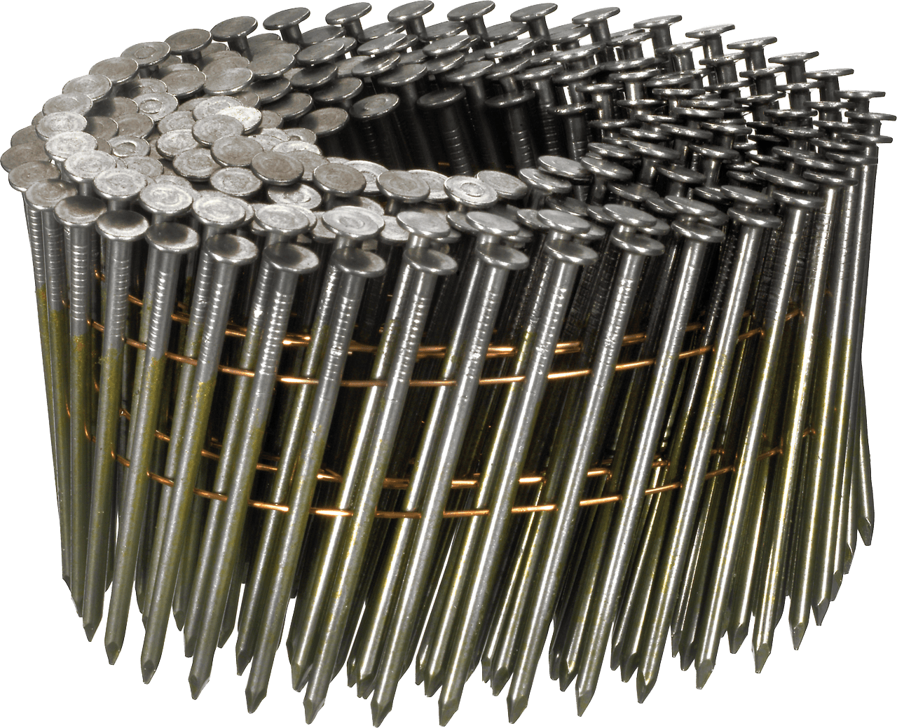 Senco 16 Degree 2.1mm-2.9mm Diameter Flat Angle Wire Smooth Bright Coil Nails 45mm-90mm - ProNailers