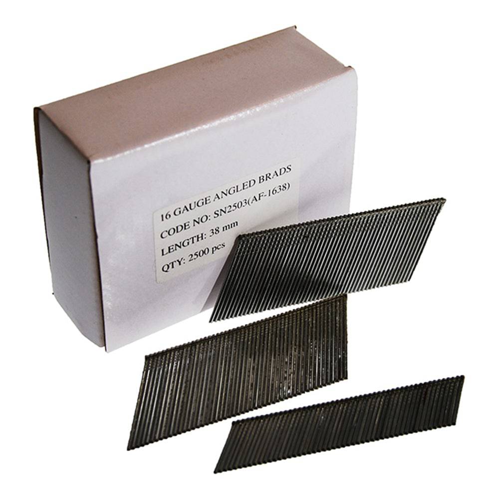 16 Gauge 26 Degree Angled Galvanised Finish Nails 25mm-50mm 2,500/Box - ProNailers