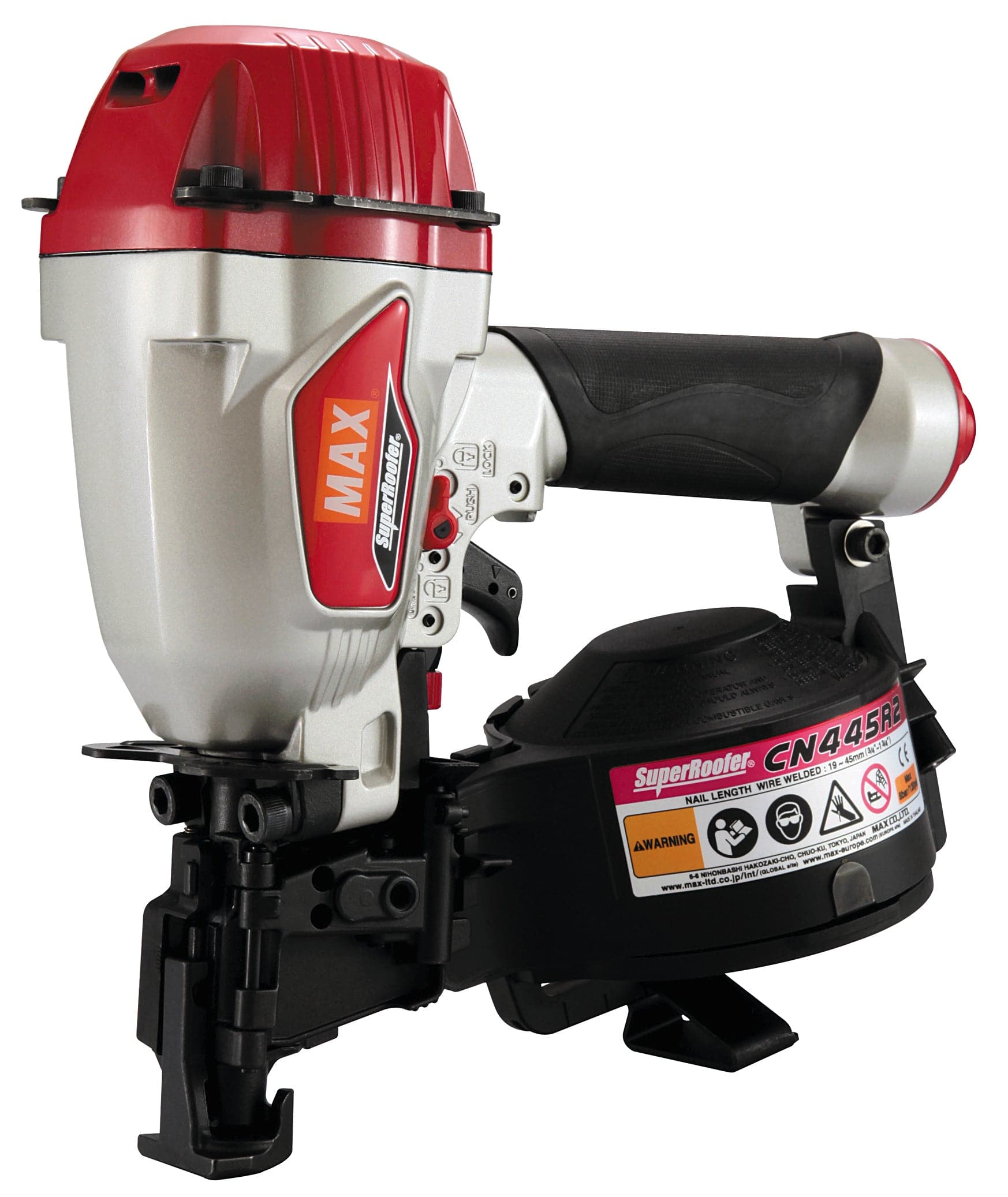 MAX CN445R2 Coil Roofing Nailer 19mm-45mm - ProNailers