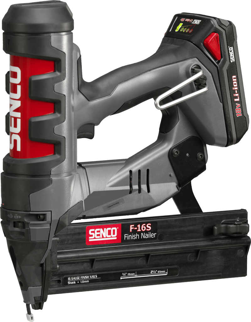 Senco F-16S 18V 16 Gauge Cordless Battery Fusion Finish Nailer 19mm-65mm - ProNailers