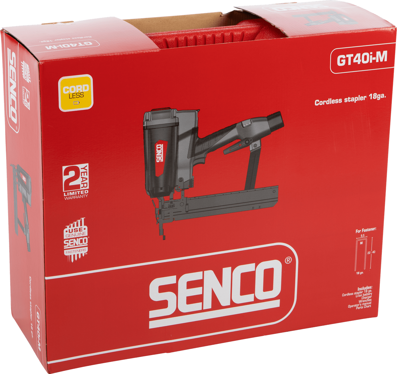 Senco GT40I-M 18 Gauge Cordless Gas Stapler 10mm-38mm 8VS7001N - ProNailers