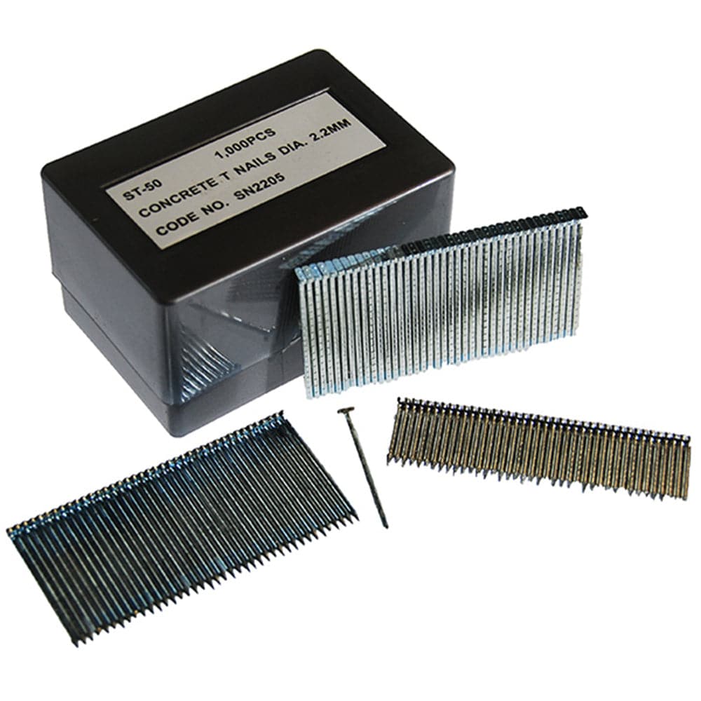 Hardened T Nails Galvanised for Masonry 25mm-64mm - ProNailers