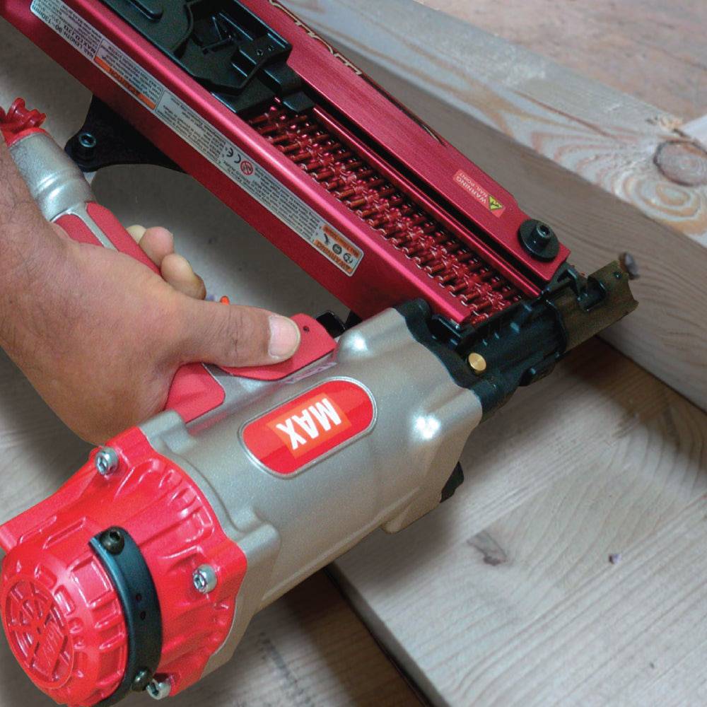 MAX Powerlite HS130 20 Degree Strip Nailer 90mm-130mm - ProNailers