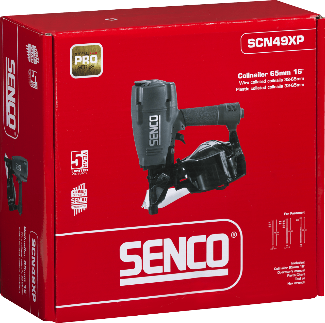 Senco SCN49XP Coil Nailer 32mm-65mm 5J2001N - ProNailers