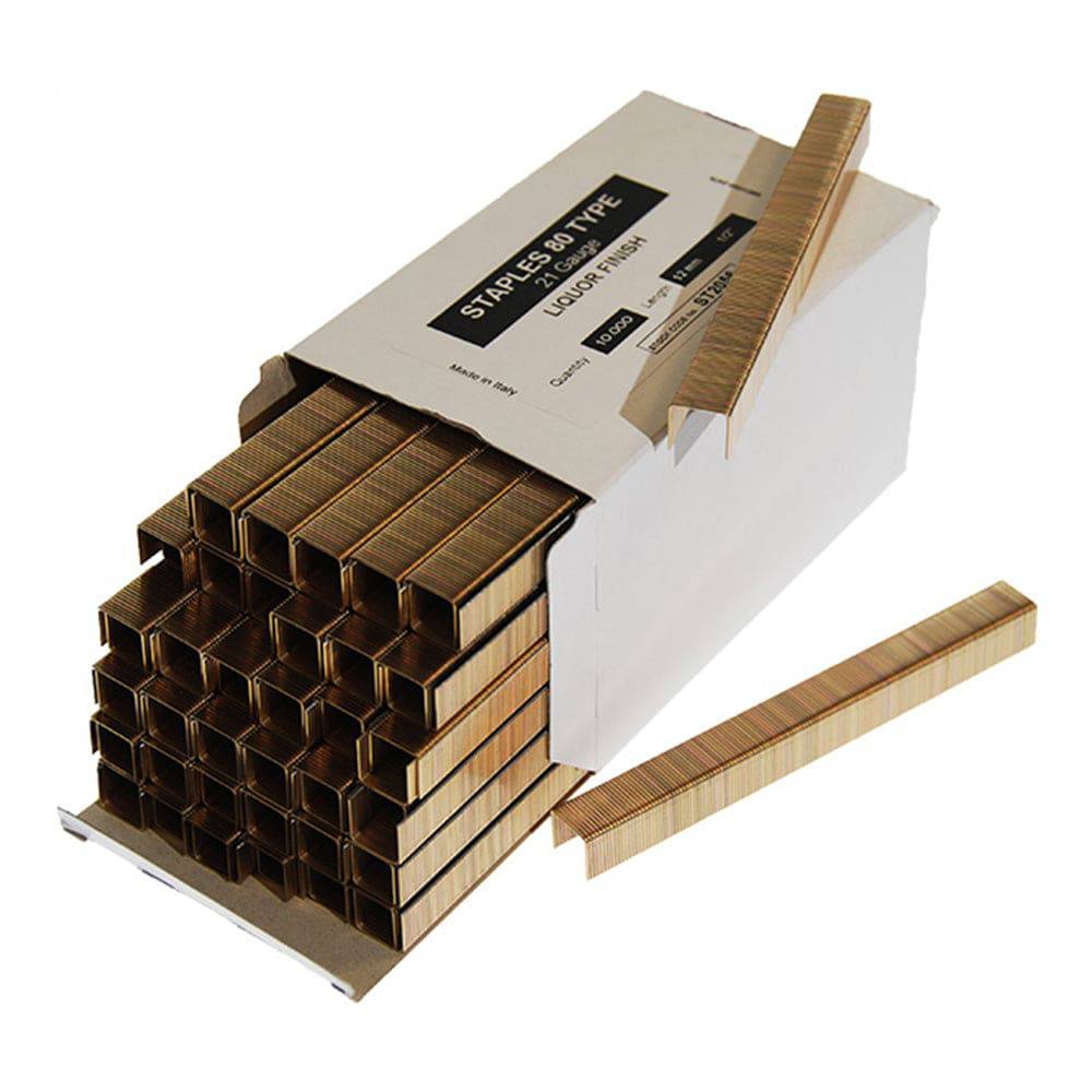 Type 80 Fine Wire Medium Crown Galvanised Staples 4mm-16mm 20,000/Box - ProNailers