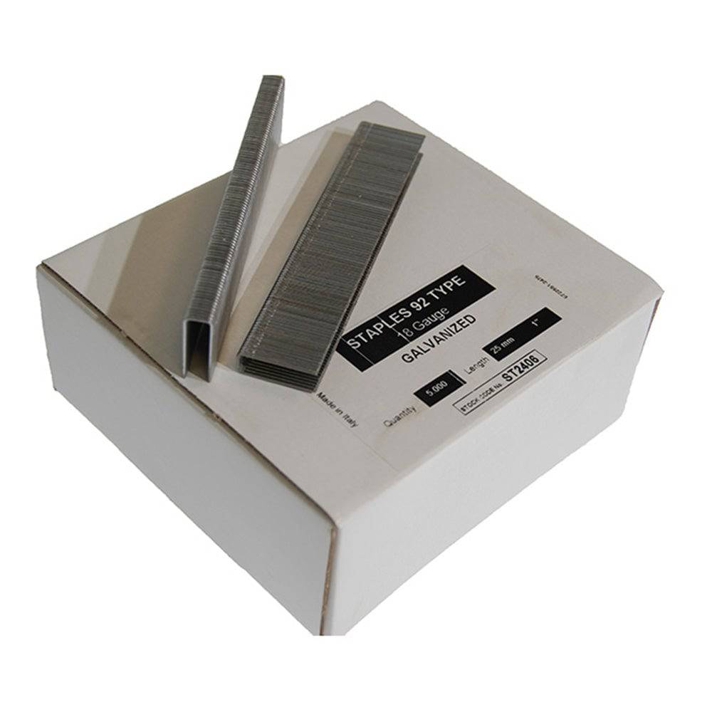 Type 92 Medium Wire Medium Crown Galvanised Staples 12mm-38mm - ProNailers