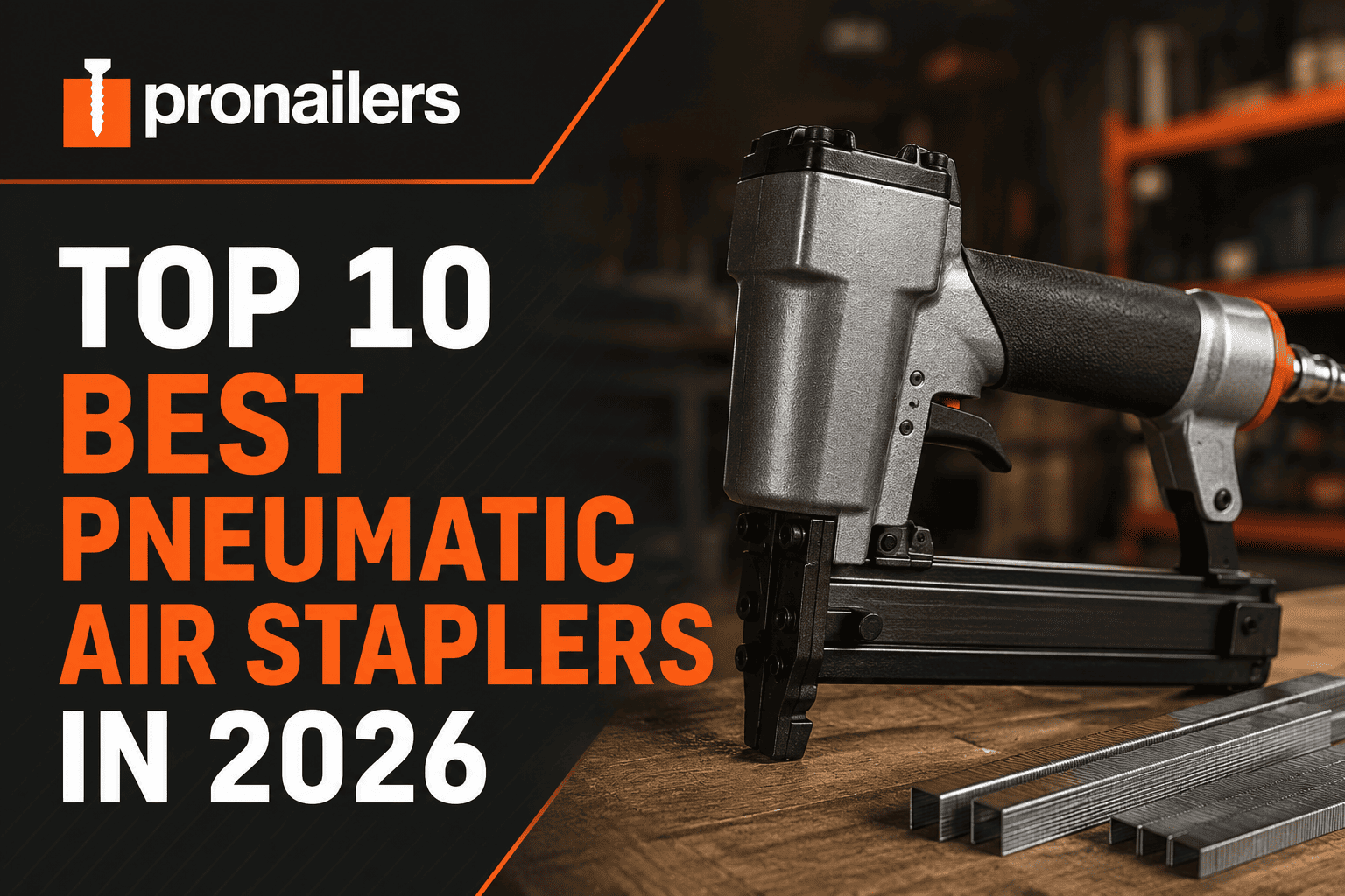 Top 10 Best Pneumatic Air Staplers in 2026