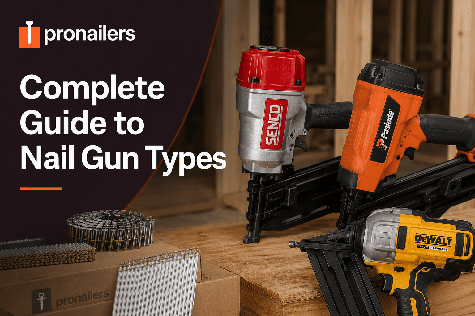 Complete Guide to Nail Gun Types