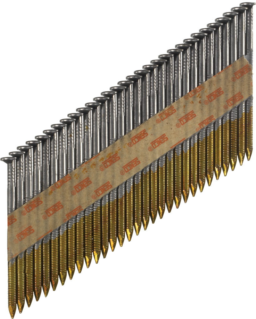 Senco 34 Degree 2.3mm-3.1mm Diameter Paper Collated Clipped Head Ring Hot Dipped Galvanised Strip Nails 38mm-98mm