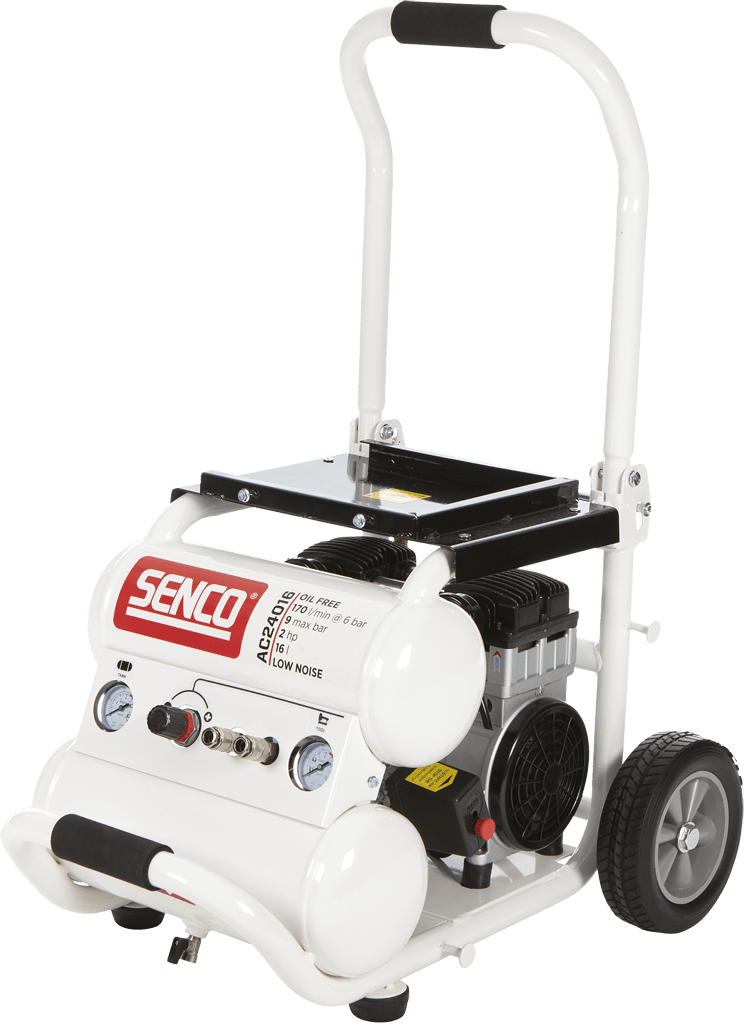 Senco AC24016 230V 16 Litre 2 HP Low Noise Electric Air Compressor AFN0022 - ProNailers