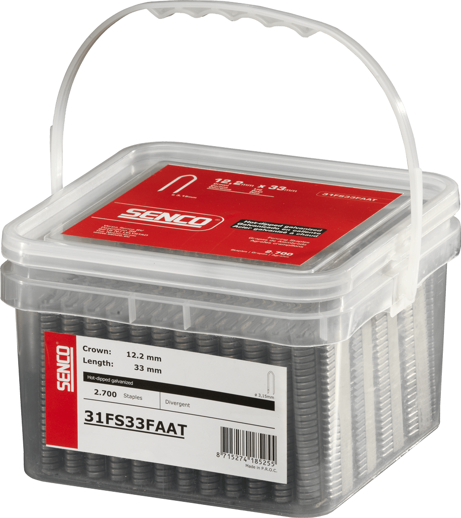 Senco Hot Dipped Galvanised Fencing Staples 33mm-40mm - ProNailers