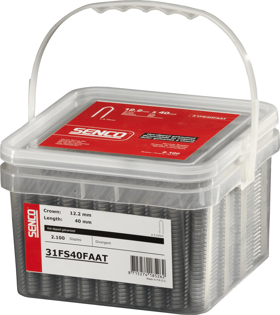 Senco Hot Dipped Galvanised Fencing Staples 33mm-40mm - ProNailers