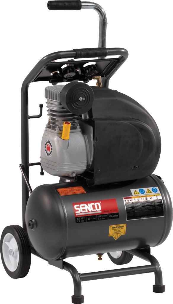 Senco PC1251 230V 20 Litre 2.5 HP Heavy Duty Maxi Electric Air Compressor PC1251EU - ProNailers