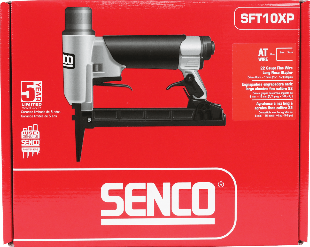 Senco SFT10XP-AT Long Nose Type 80 Fine Wire Medium Crown Stapler 6mm-16mm 6S2461N - ProNailers