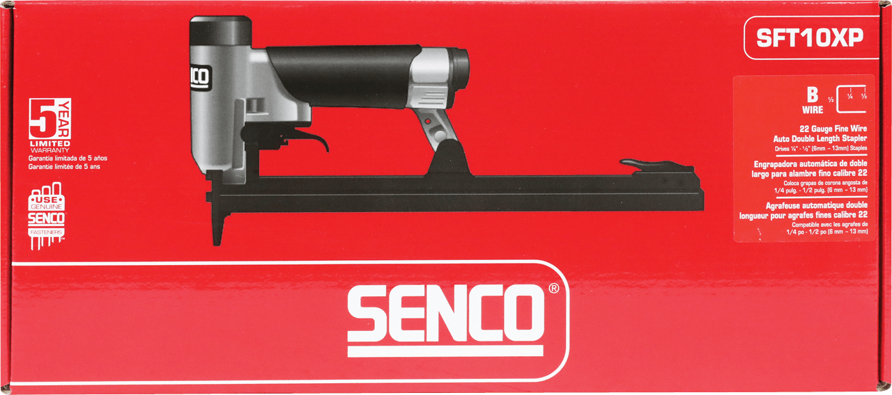 Senco SFT10XP-B AUTO Double Length Magazine Fine Wire Medium Crown Stapler 4mm-16mm 6S0311N - ProNailers