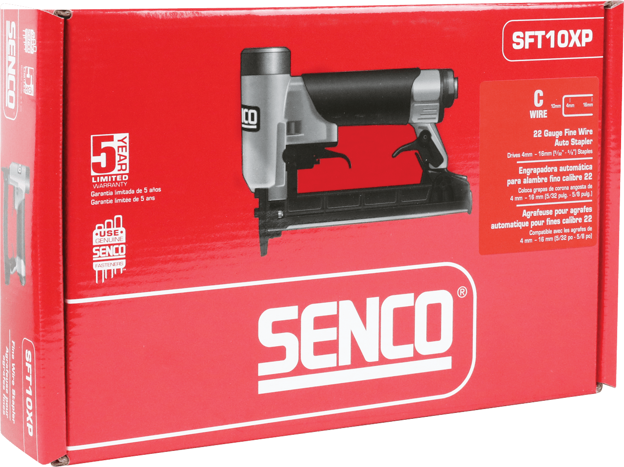 Senco SFT10XP-C AUTO Type 71 Fine Wire Medium Crown Stapler 4mm-16mm 6