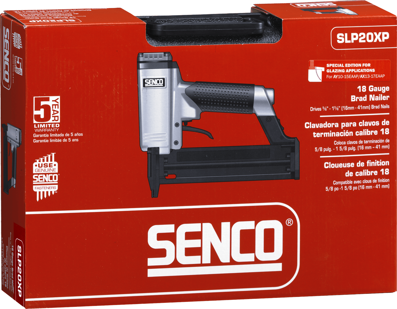 Senco SLP20XP GLN 4mm 18 Gauge Glazing Tool Brad Nailer 25mm-38mm WCE0472 - ProNailers