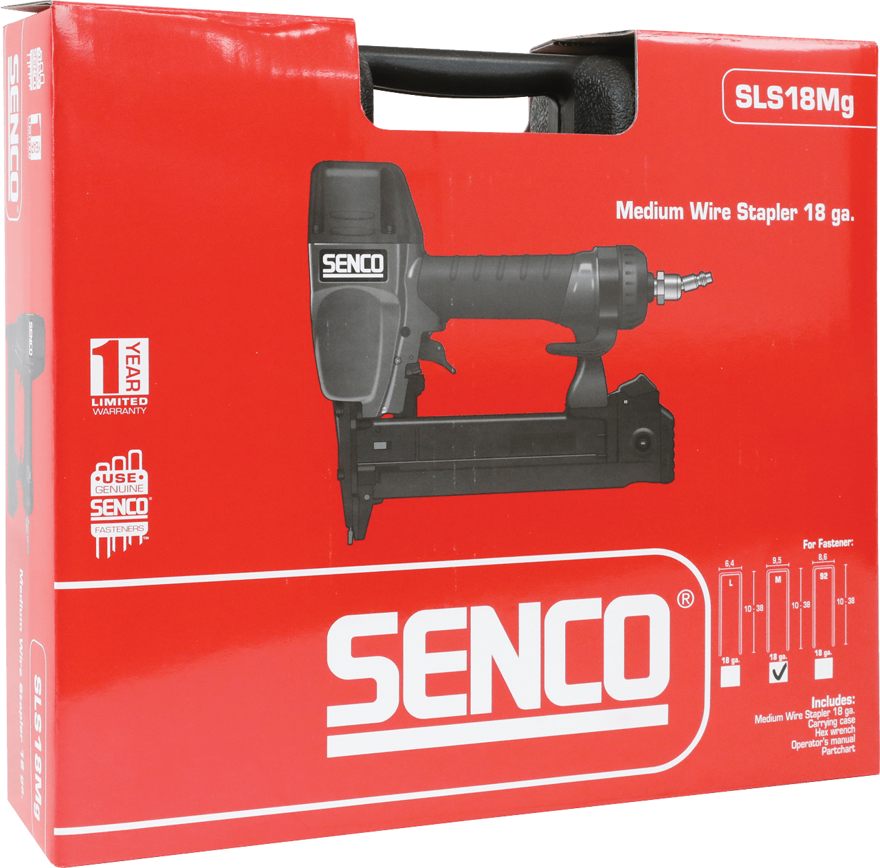 Senco SLS18Mg-M Medium Wire Medium Crown Stapler 9.5mm-38mm 1W2026N - ProNailers