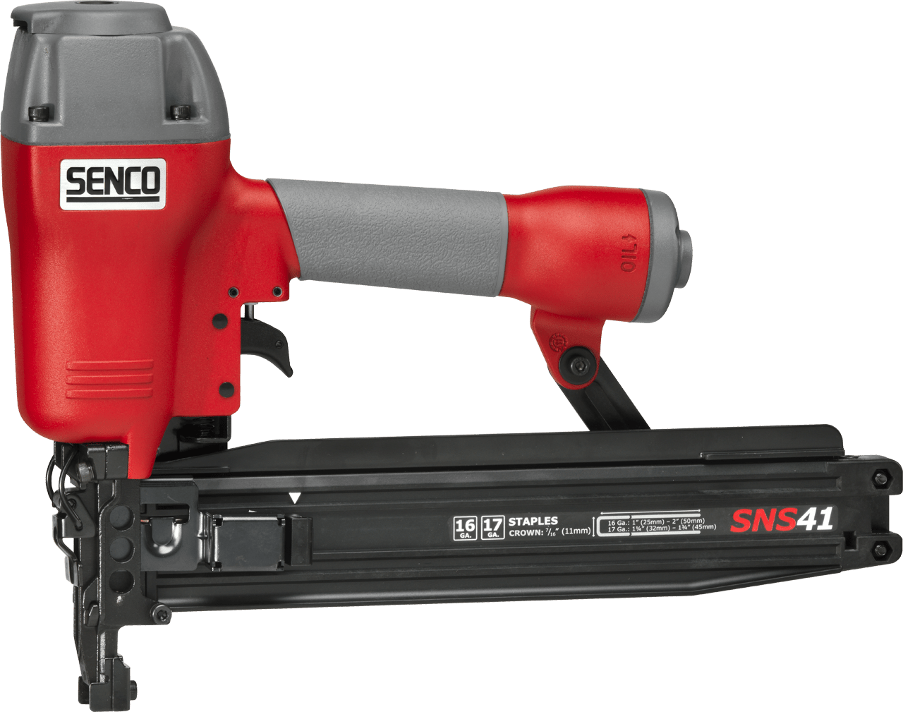 Senco SNS41-N Restrictive Fire Heavy Wire Medium Crown Framing Stapler 25mm-50mm 3L2004N - ProNailers