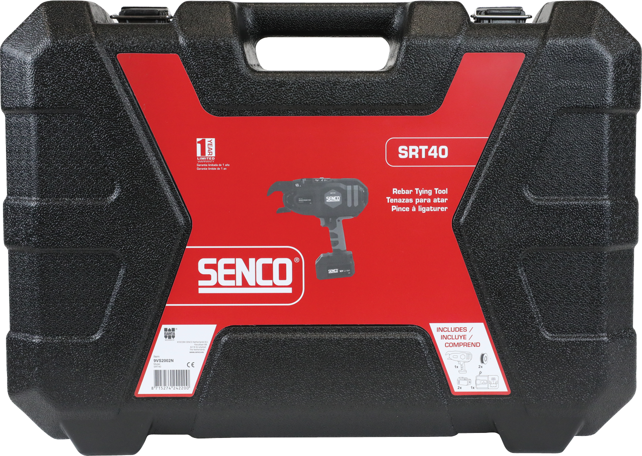 Senco SRT40 Rebar Tying Tool 12mm-40mm 9VS2002N