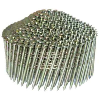 16 Degree 2.1mm Diameter Conical Angle Wire Ring Triple Life Extra Galvanised Coil Nails 27mm-50mm - ProNailers