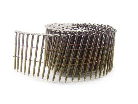 16 Degree 2.5mm Diameter Flat Angle Wire Ring Stainless Steel Coil Nails 50mm-64mm 7,200/Box - ProNailers