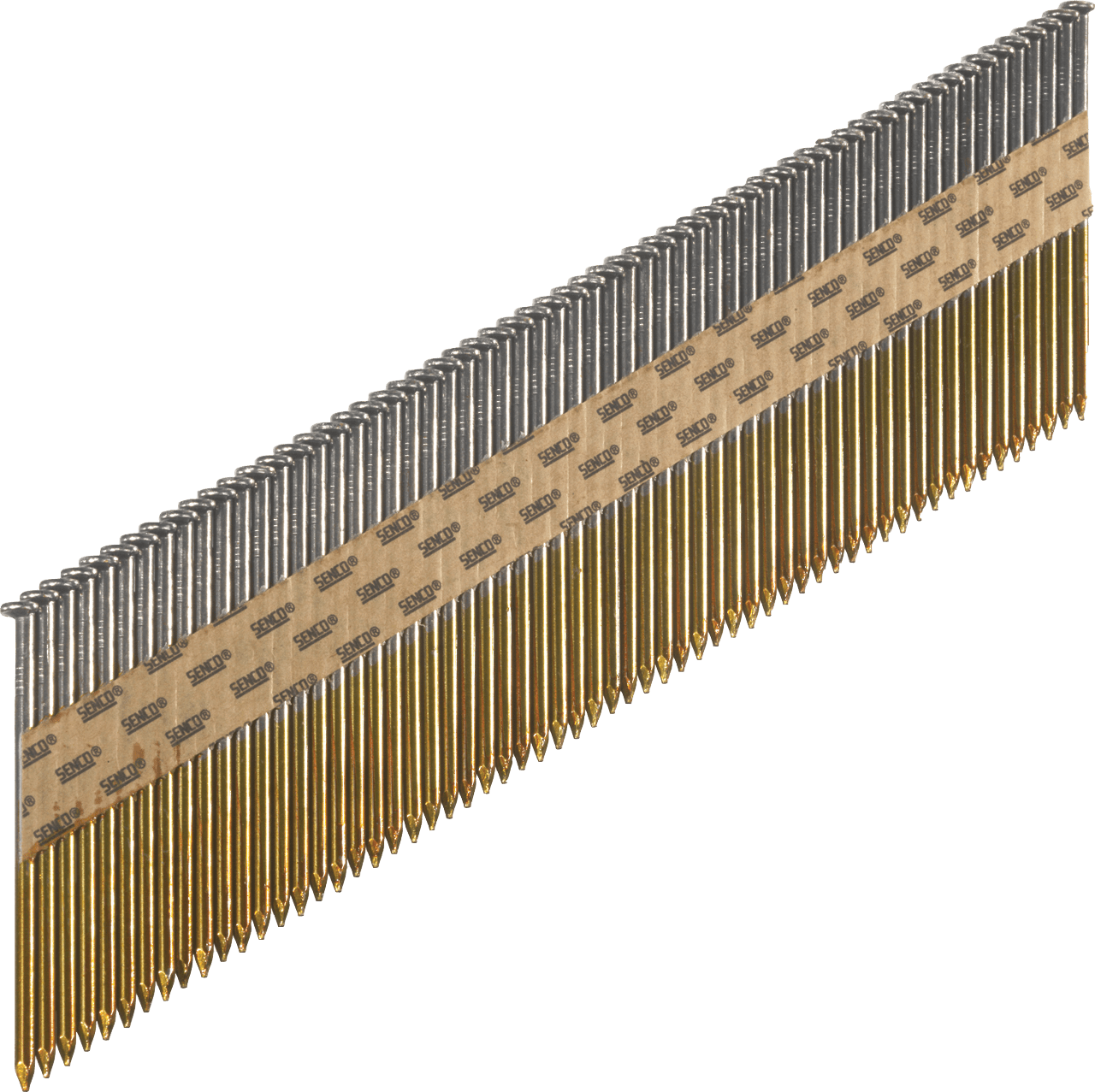 Senco 34 Degree 2.9mm-3.1mm Diameter Paper Collated Clipped Head Smooth Hot Dipped Galvanised Strip Nails 50mm-90mm 2,000/Box - ProNailers