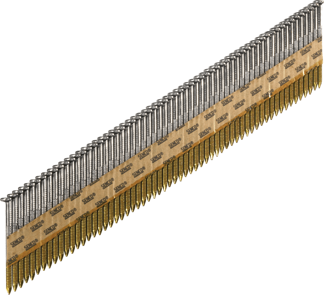 Senco 34 Degree 2.9mm-3.1mm Diameter Paper Collated Clipped Head Ring Hot Dipped Galvanised Strip Nails 65mm-90mm 2,000/Box - ProNailers