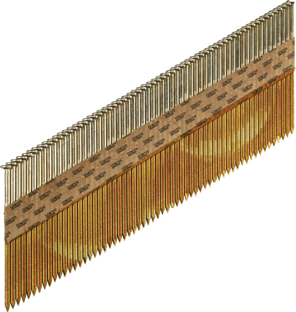 Senco 34 Degree 2.9mm-3.1mm Diameter Paper Collated Clipped Head Ring Hot Dipped Galvanised Strip Nails 65mm-90mm 2,000/Box - ProNailers