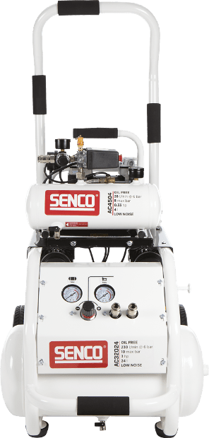 Senco AC32024 24 Litre 3 HP Low Noise Electric Air Compressor - ProNailers