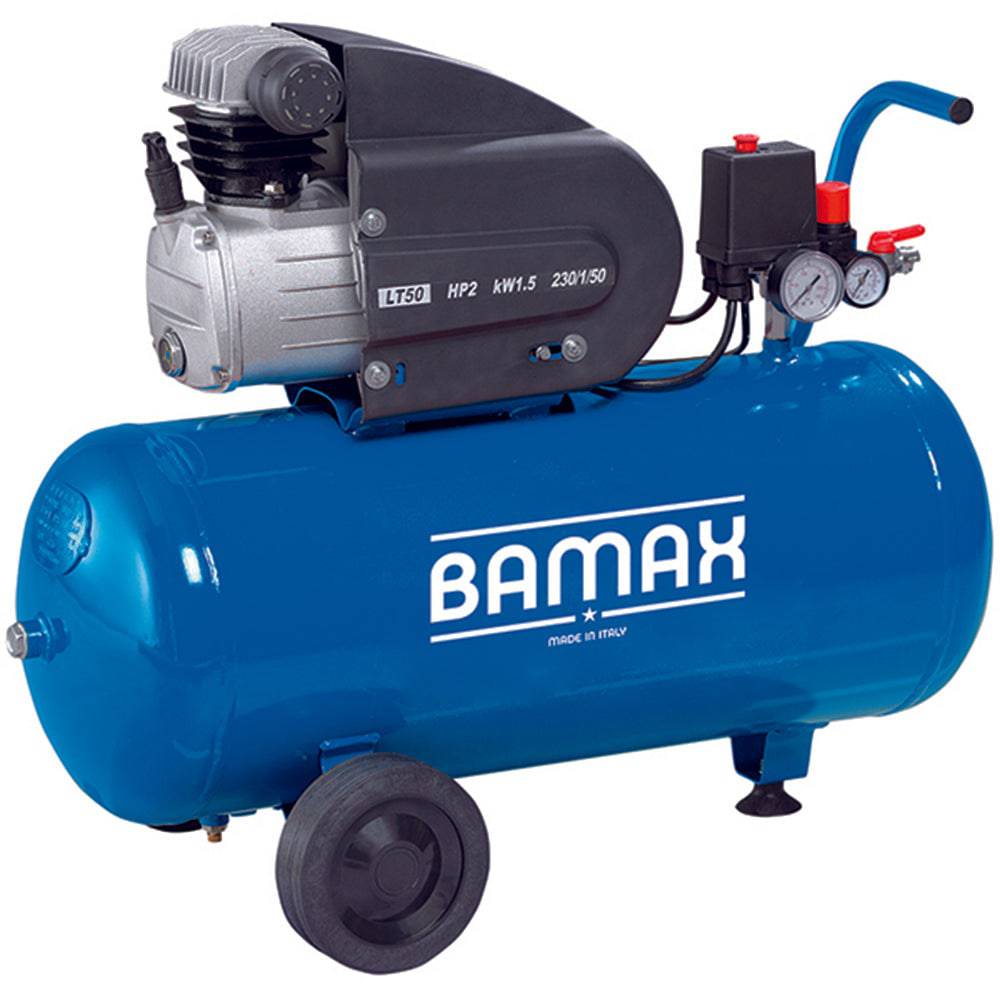 Bamax BX230/50 230V 50 Litre 2 HP Electric Air Compressor - ProNailers