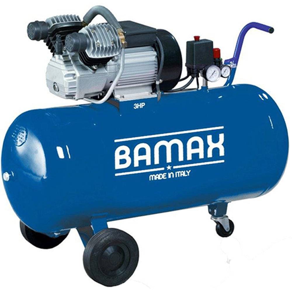 Bamax BX340/100CM3 230V 100 Litre 3 HP Electric Air Compressor - ProNailers