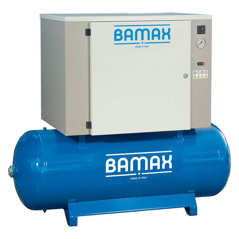 Bamax BX60GSIL/270FT7.5 415V 270 Litre 7.5 HP Electric Air Compressor - ProNailers