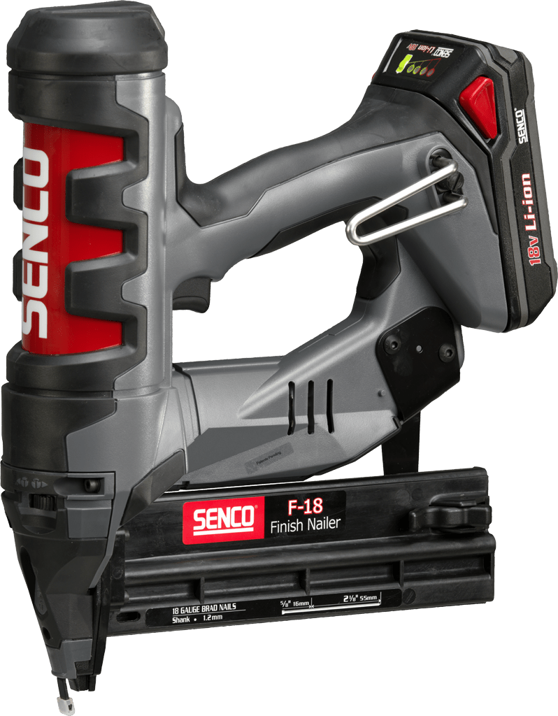 Senco F 18 18V Cordless Battery Fusion 18 Gauge Brad Nailer 15mm 55mm