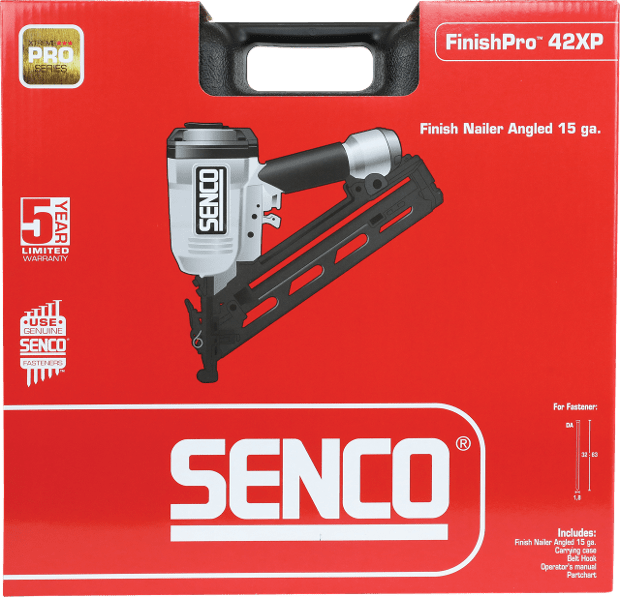 Senco FINISHPRO42XP 15 Gauge DA Angled Finish Nailer 32mm-65mm 4G2003N - ProNailers