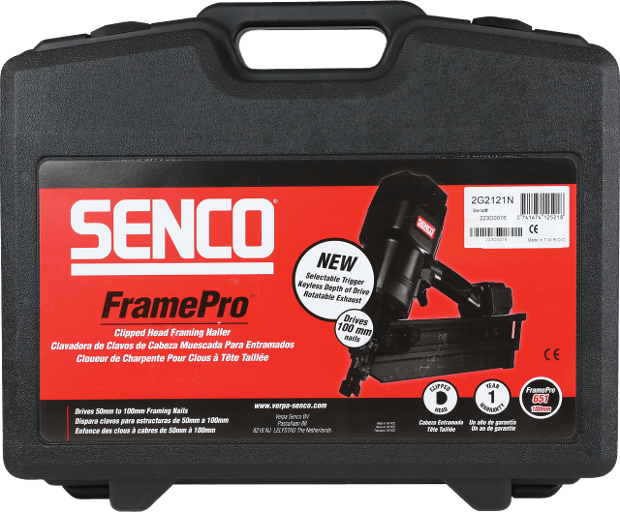 Senco FRAMEPRO651 34 Degree Clipped Head Framing Nailer 50mm-100mm 2G2121N - ProNailers