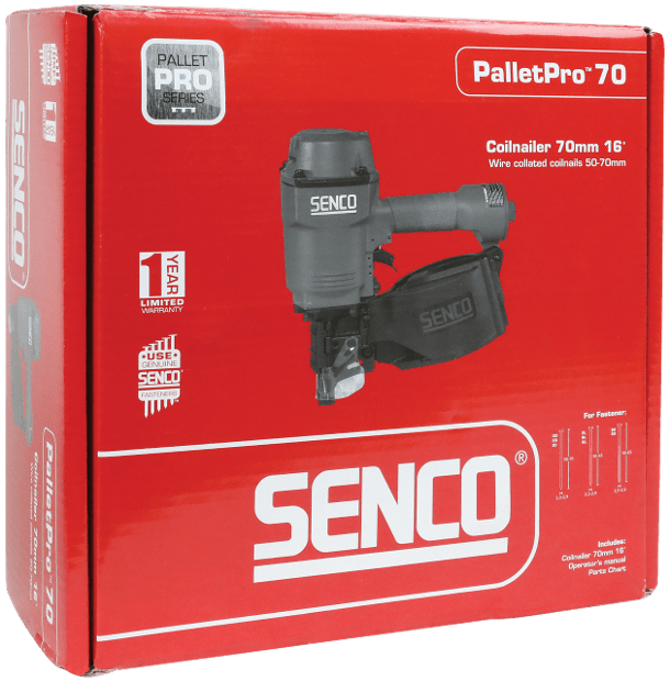 Senco PAL70 DUPLEX Pallet Coil Nailer 45mm-70mm XL3035 - ProNailers