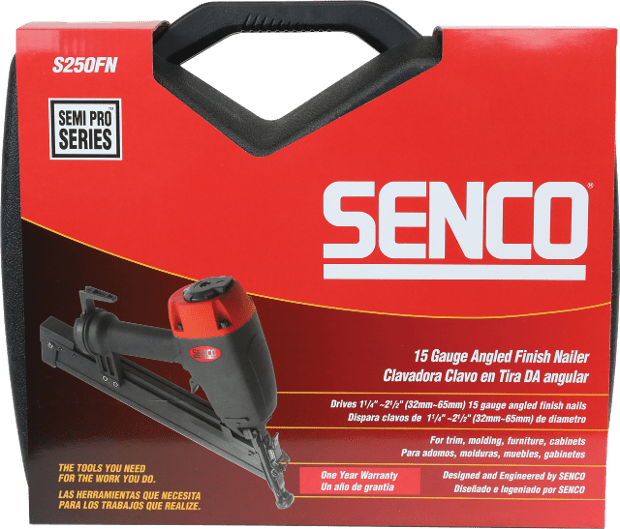 Senco S250FN-DA 15 Gauge Angled Finish Nailer 32mm-63mm 932008N - ProNailers