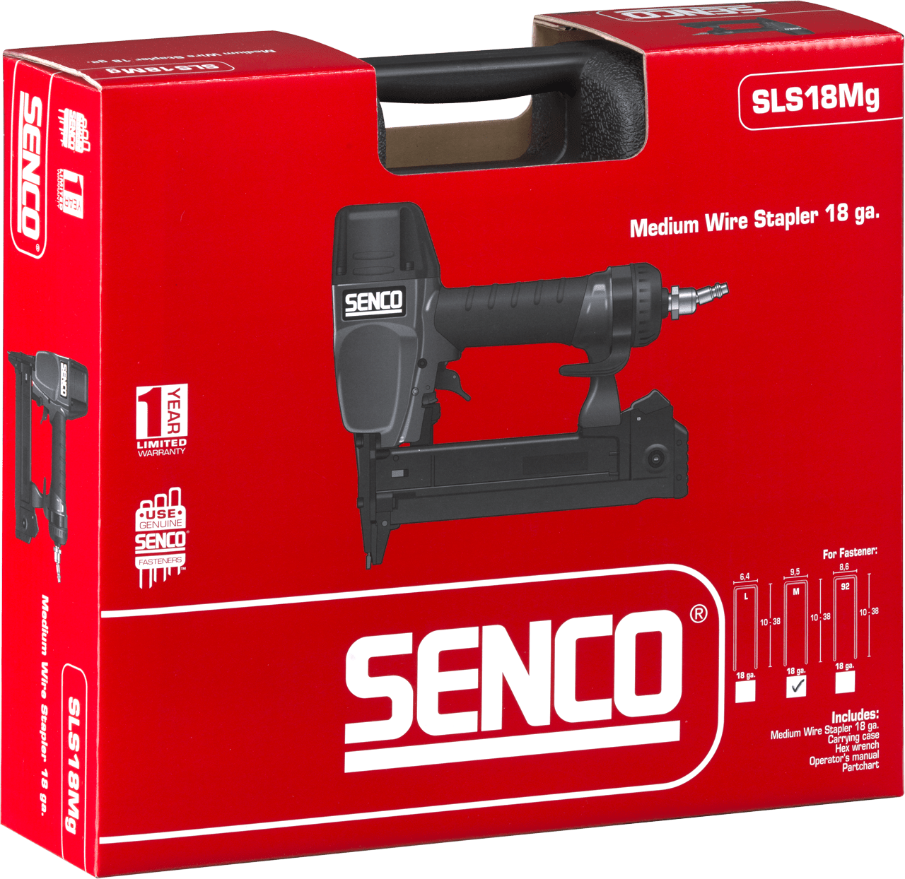 SENCO C10BAAR 22 Gauge Finish Staples | 5/8" Length, 3/8" Crown, Galvanized (5,000 Count)
