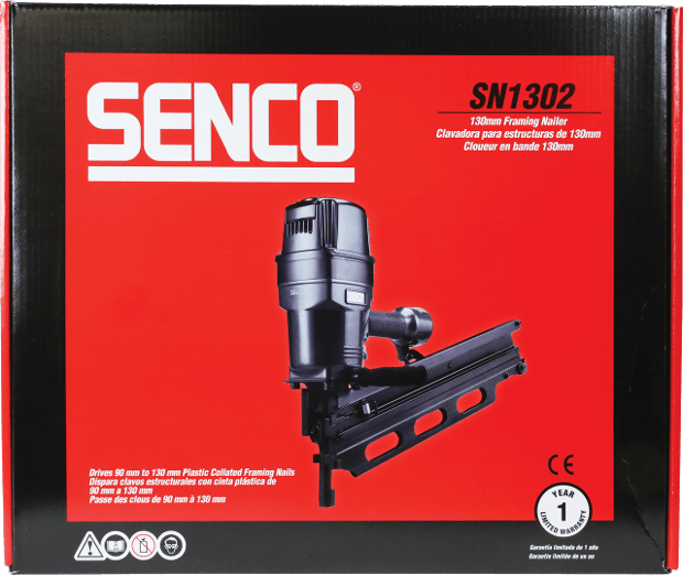 Senco SN1302 21 Degree Full Round Head Framing Nailer 90mm-130mm 6L2001N - ProNailers