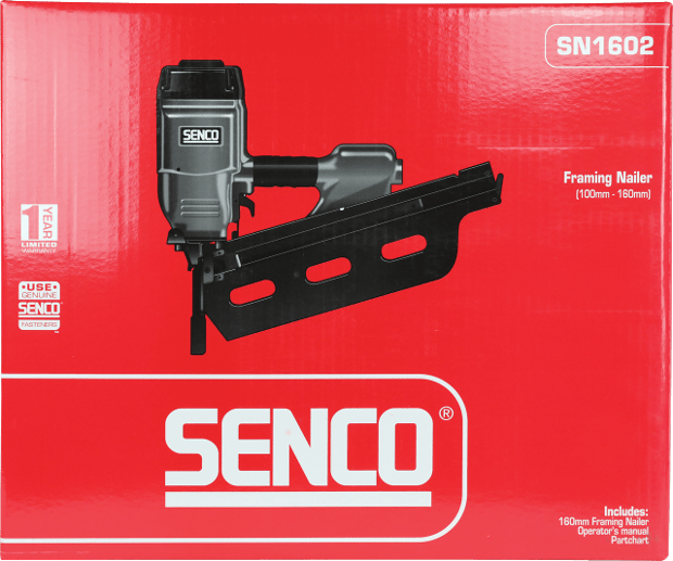 Senco SN1602 21 Degree Full Round Head Framing Nailer 100mm-160mm 7D2001N - ProNailers